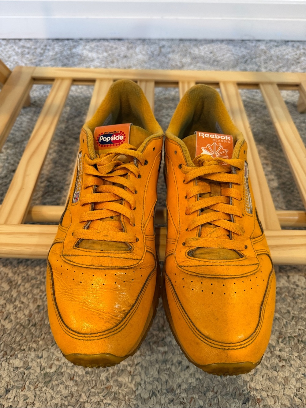 Reebok Classic Limited Edition Popsicle Shoes Men's Orange US 10.5 EU 44 UK 9.5 - Picture 3 of 7
